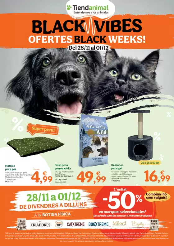 Catálogo Tiendanimal en Las Chafiras | Ofertes Black Weeks! | 2025-11-28T00:00:00.000Z - 2025-12-01T00:00:00.000Z