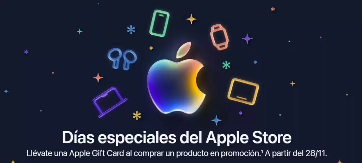 Catálogo Apple en Sant Cugat del Vallès | Días especiales del Apple Store | 2025-11-20T00:00:00.000Z - 2025-11-28T00:00:00.000Z