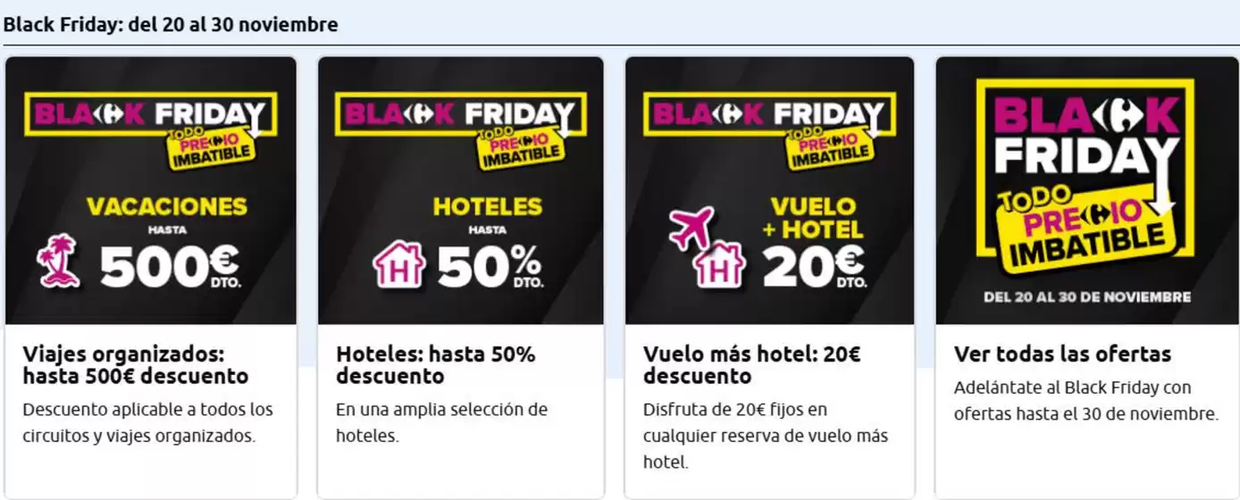 Catálogo Carrefour Viajes en Valladolid | Promociones | 2025-11-20T00:00:00.000Z - 2025-11-30T00:00:00.000Z