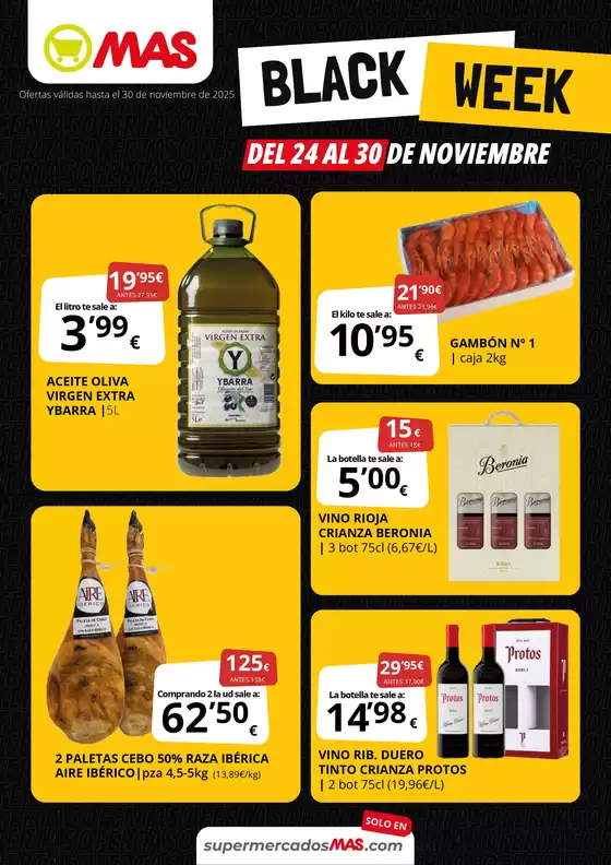 Catálogo Supermercados MAS | Black week | 2025-11-24T00:00:00.000Z - 2025-11-30T00:00:00.000Z