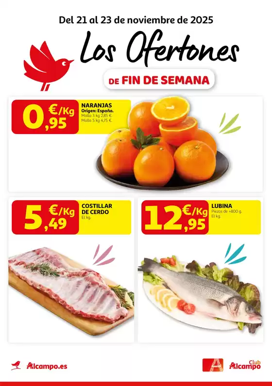 Catálogo Alcampo en Villanueva de la Cañada | Del 21 al 23 de noviembre de 2025 | 2025-11-21T00:00:00.000Z - 2025-11-23T00:00:00.000Z