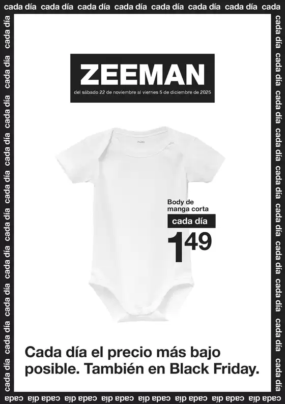 Catálogo ZEEMAN en Salamanca | Catálogo ZEEMAN | 2025-11-22T00:00:00.000Z - 2025-12-05T00:00:00.000Z