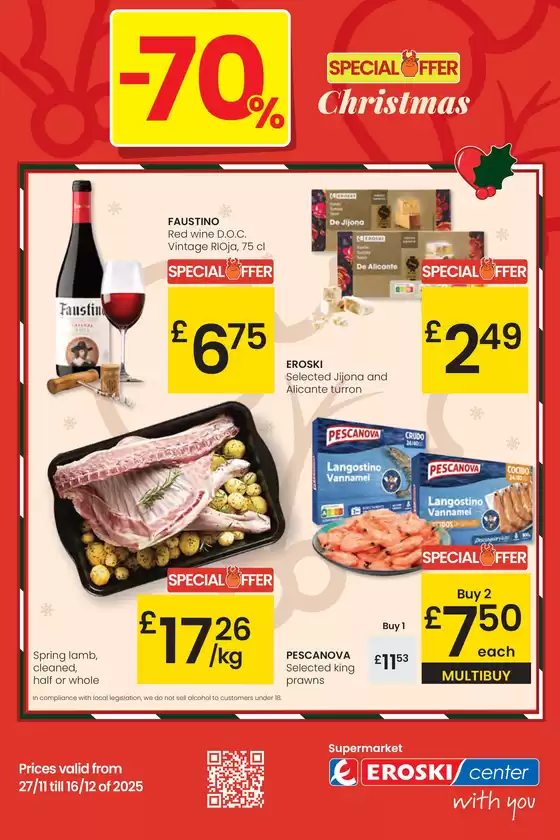 Catálogo Eroski en Jaca | Special Offer Christmas | 2025-11-27T00:00:00.000Z - 2025-12-16T00:00:00.000Z