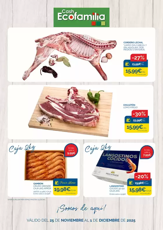 Catálogo Cash Ecofamilia en Santa Cruz de Tenerife | ¡Somos de aquí! | 2025-11-25T00:00:00.000Z - 2025-12-01T00:00:00.000Z