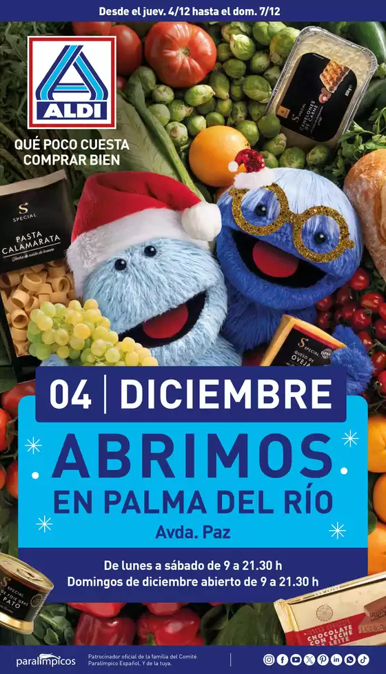 Catálogo ALDI en Cambrils | ¡Aldi en Palma del Río! | 2025-12-04T00:00:00.000Z - 2025-12-07T00:00:00.000Z