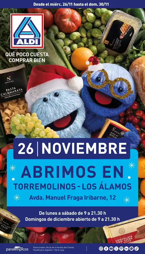 Catálogo ALDI en Sant Josep de sa Talaia | ¡Nuevo Aldi en Torremolinos! | 2025-11-26T00:00:00.000Z - 2025-11-30T00:00:00.000Z