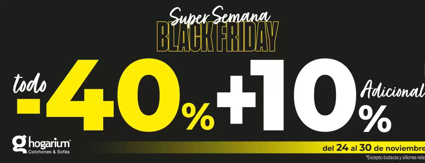 Catálogo Hogarium en Valladolid | Super Semana Black Friday | 2025-11-25T00:00:00.000Z - 2025-11-30T00:00:00.000Z