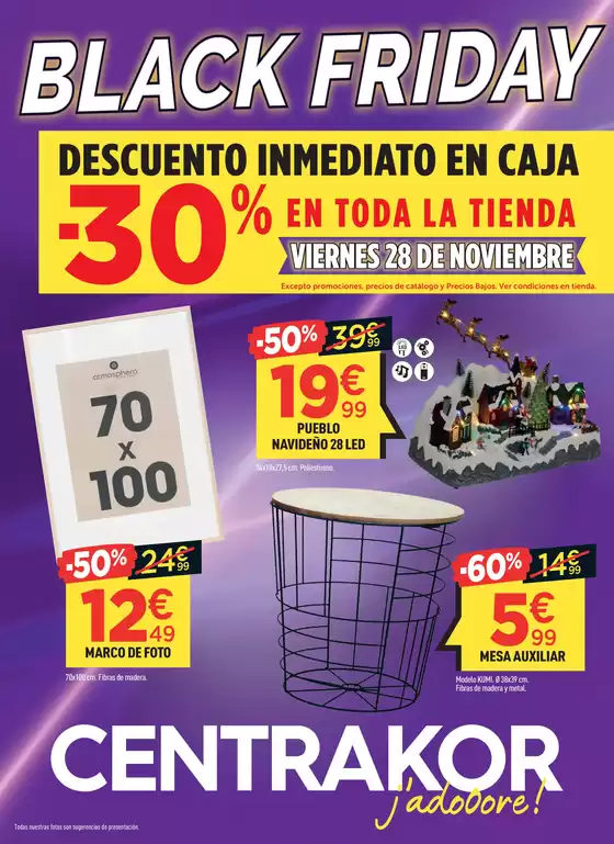 Catálogo Centrakor en Valladolid | -30% en toda la tienda | 2025-11-25T00:00:00.000Z - 2025-11-30T00:00:00.000Z