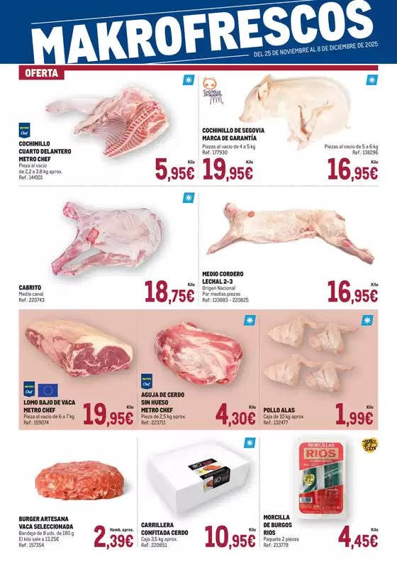 Catálogo Makro en Sant Pere de Ribes | Makro Fresco Andalucía | 2025-11-26T00:00:00.000Z - 2025-12-08T00:00:00.000Z