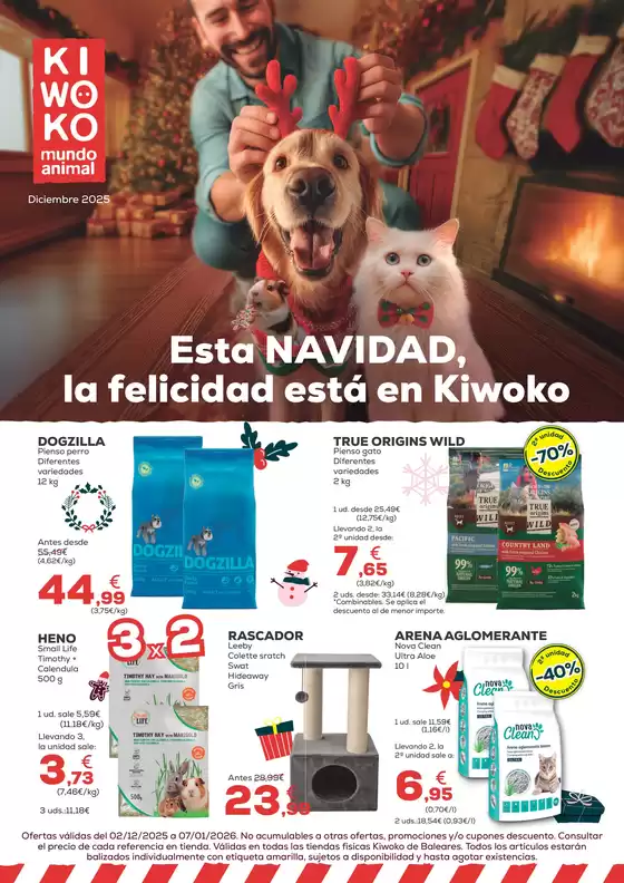 Catálogo Kiwoko en Granada | Esta Navidad, la felicidad está en Kiwoko | 2025-12-02T00:00:00.000Z - 2026-01-07T00:00:00.000Z