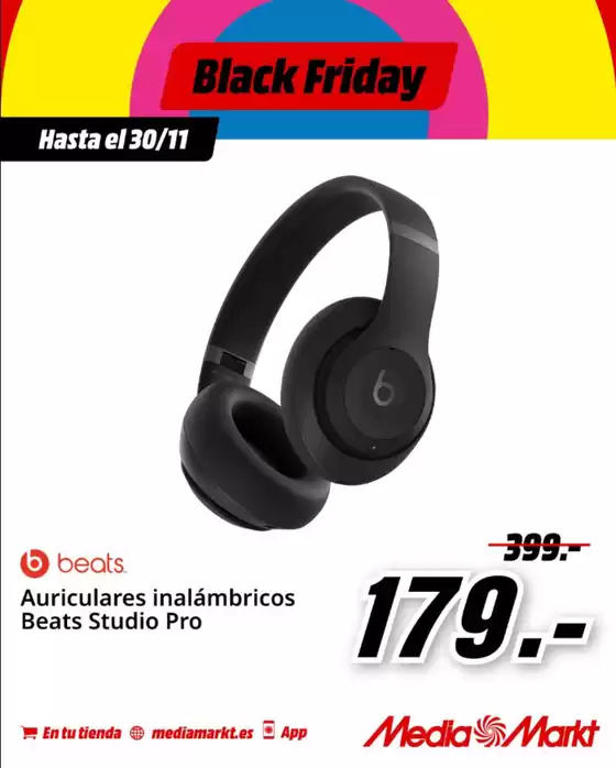 Catálogo MediaMarkt en Burjassot | Descubre las últimas OFERTAS de Beats en MediaMarkt | 2025-11-26T00:00:00.000Z - 2025-11-30T00:00:00.000Z