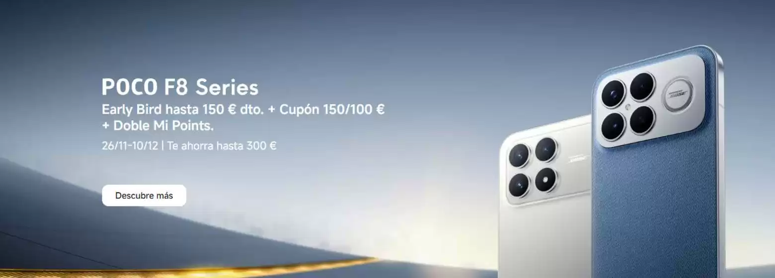 Catálogo Xiaomi en Tordesillas | POCO F8 Series | 2025-11-26T00:00:00.000Z - 2025-12-10T00:00:00.000Z