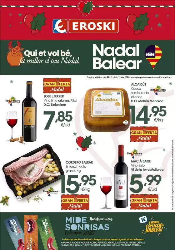Catálogo Eroski en Jaca | Nadal Balear | 2025-11-27T00:00:00.000Z - 2025-12-31T00:00:00.000Z