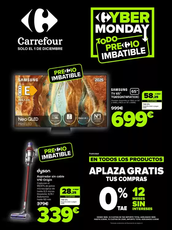 Catálogo Carrefour en Nou de Gaià | CYBERMONDAY | 2025-12-01T00:00:00.000Z - 2025-12-01T00:00:00.000Z
