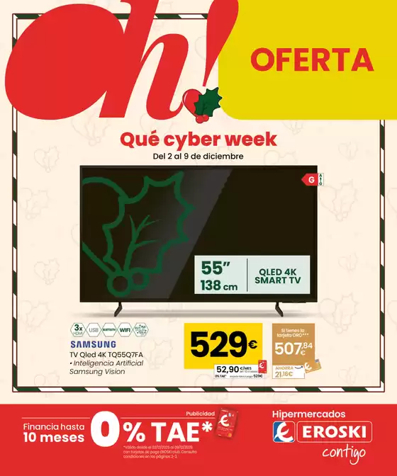 Catálogo Eroski en Nou de Gaià | Qué ciber week | 2025-12-01T00:00:00.000Z - 2025-12-09T00:00:00.000Z