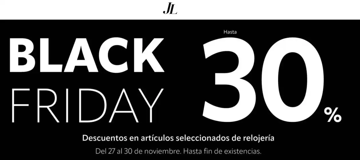 Catálogo José Luis Joyerías en Carballo | Black Friday. Hasta 30% | 2025-11-28T00:00:00.000Z - 2025-11-30T00:00:00.000Z
