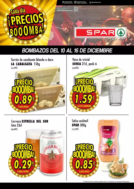 Catálogo SPAR en Estrada | BOMBAZOS DEL 10 AL 16 DE DICIEMBRE | 2025-12-10T00:00:00.000Z - 2025-12-16T00:00:00.000Z