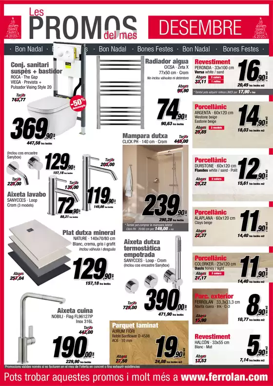 Catálogo Ferrolan en Montuiri | Les Promos del mes Desembre | 2025-12-01T00:00:00.000Z - 2025-12-31T00:00:00.000Z