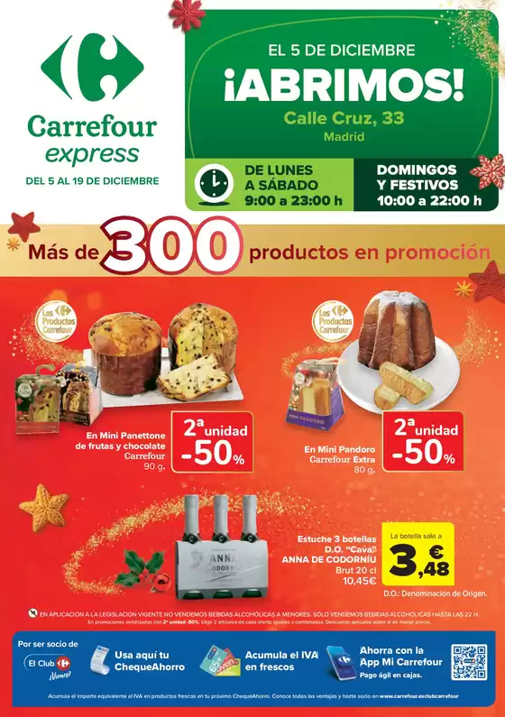 Catálogo Carrefour Express en Barbadás | Abrimos! | 2025-12-05T00:00:00.000Z - 2025-12-19T00:00:00.000Z