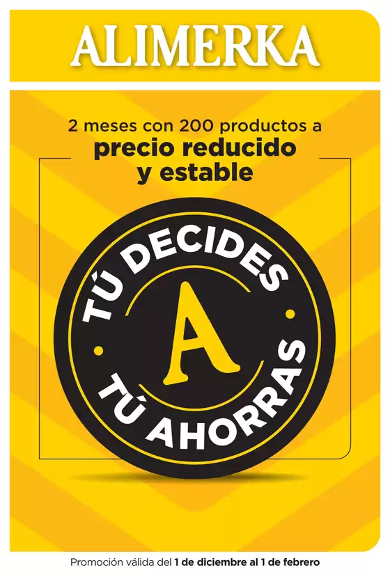 Catálogo Alimerka en Sonseca | Tu decides tu ahorras - Alimerka | 2025-12-02T00:00:00.000Z - 2026-02-01T00:00:00.000Z