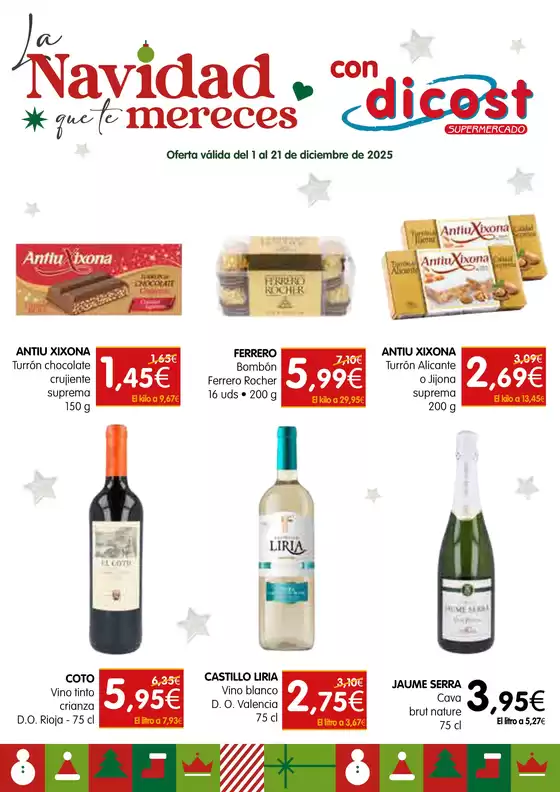 Catálogo Dicost en Sonseca | Oferta válida del 1 al 21 de diciembre de 2025 | 2025-12-02T00:00:00.000Z - 2025-12-21T00:00:00.000Z