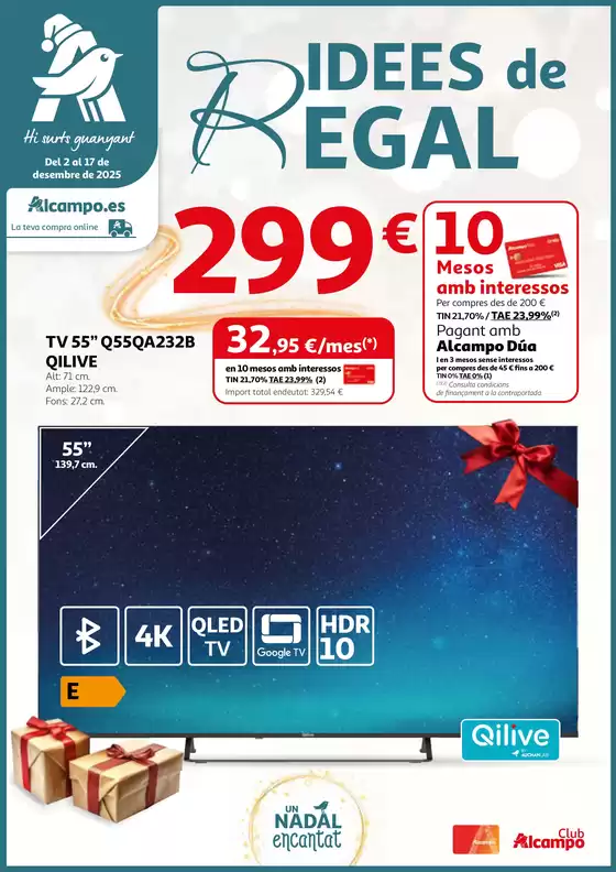 Catálogo Alcampo en Sonseca | Idees De Regal | 2025-12-02T00:00:00.000Z - 2025-12-17T00:00:00.000Z