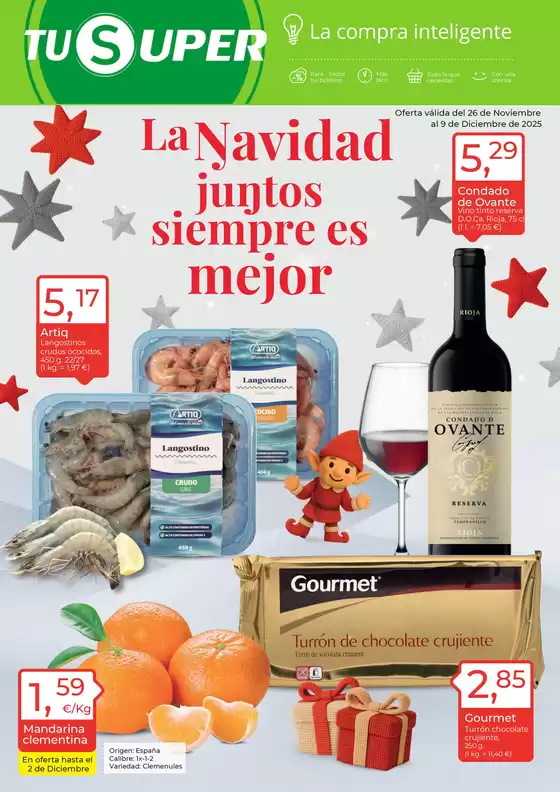 Catálogo Tu Super en Valladolid | La Navidad Juntos Siempre Es Mejor | 2025-12-02T00:00:00.000Z - 2025-12-09T00:00:00.000Z