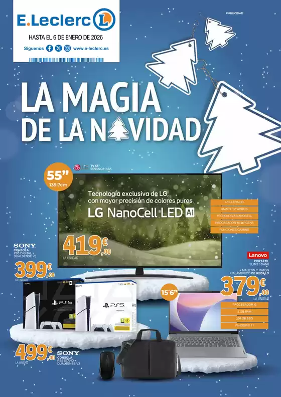 Catálogo E.Leclerc en El Plantío | La magia de la Navidad | 2025-12-02T00:00:00.000Z - 2026-01-06T00:00:00.000Z