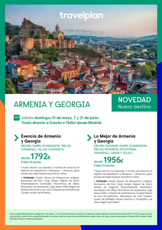 Catálogo Travelplan | Travelplan ARMENIA | 2025-12-03T00:00:00.000Z - 2026-05-31T00:00:00.000Z