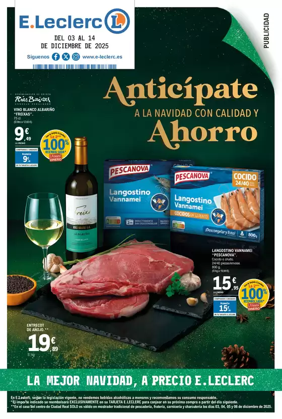 Catálogo E.Leclerc en Benissa | ?️​Navidad con calidad y ahorro | 2025-12-03T00:00:00.000Z - 2025-12-14T00:00:00.000Z