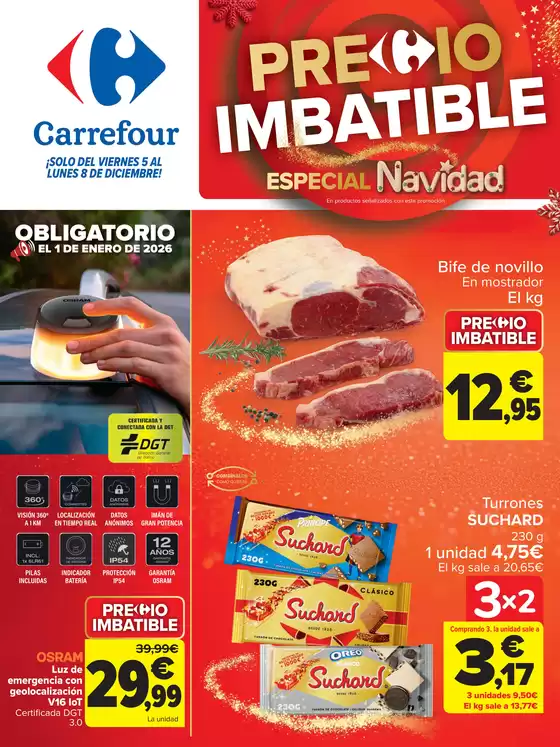 Catálogo Carrefour en Santa Lucía de Tirajana | PRECIO IMBATIBLE | 2025-12-05T00:00:00.000Z - 2025-12-08T00:00:00.000Z