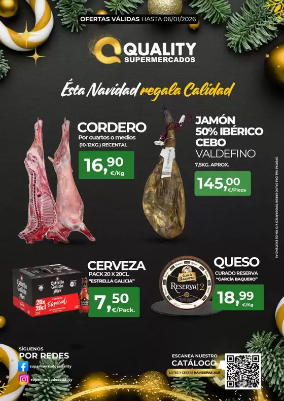 Catálogo Quality Supermercados en Vila Joiosa | Ésta Navidad, Regala Calidad | 2025-12-03T00:00:00.000Z - 2026-01-06T00:00:00.000Z