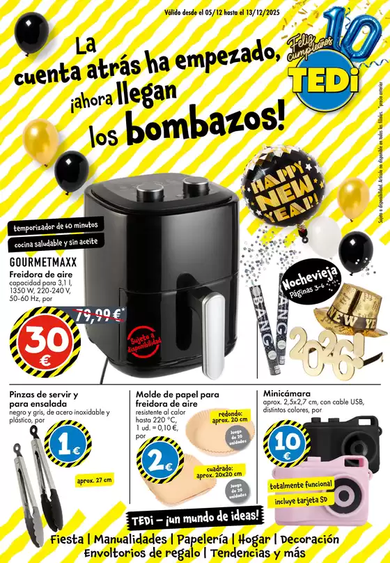 Catálogo TEDi en Las Palmas de Gran Canaria | La cuenta atrás ha empezado | 2025-12-05T00:00:00.000Z - 2025-12-13T00:00:00.000Z