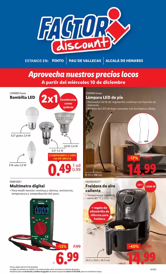 Catálogo FACTORI discount en Cala Rajada | Factori discount - Ofertas válidas del 10/12 al 15/12 | 2025-12-10T00:00:00.000Z - 2025-12-15T00:00:00.000Z