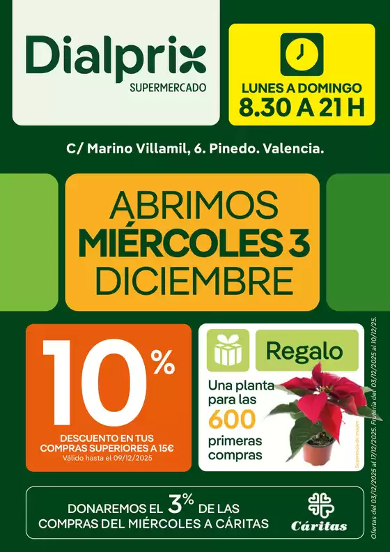 Catálogo Dialprix en Carmona | Oferta Apertura Pinedo, Valencia | 2025-12-03T00:00:00.000Z - 2025-12-17T00:00:00.000Z