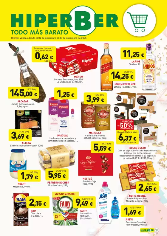 Catálogo Hiperber en Xirivella | Ofertas Válidas Desde El 4 De Diciembre Al 30 De Diciembre De 2025 | 2025-12-04T00:00:00.000Z - 2025-12-30T00:00:00.000Z