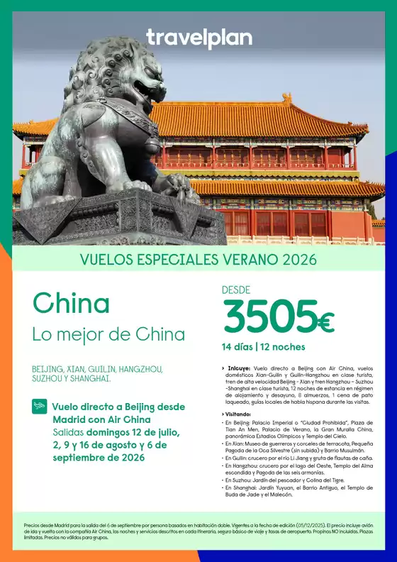 Catálogo Travelplan en Carlet | Travelplan China | 2025-12-05T00:00:00.000Z - 2026-07-12T00:00:00.000Z