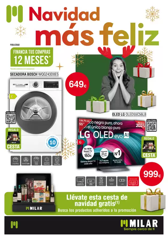 Catálogo Milar en Fuente el Fresno | Milar Navidad Más Feliz 2025 | 2025-12-05T00:00:00.000Z - 2025-12-31T00:00:00.000Z