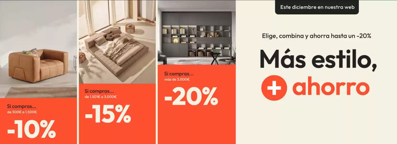 Catálogo Muebles La Fábrica en Cangas | Elige, combina y ahorra hasta un -20% | 2025-12-05T00:00:00.000Z - 2025-12-20T00:00:00.000Z