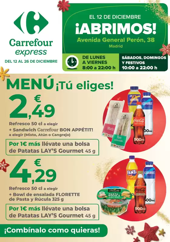 Catálogo Carrefour Express en Cobeña | Abrimos!  | 2025-12-12T00:00:00.000Z - 2025-12-26T00:00:00.000Z