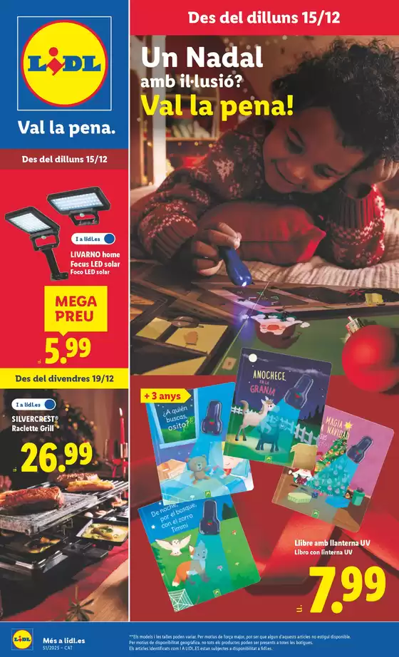 Catálogo Lidl en Granollers | ¡Bazar Lidl! Ofertas válidas del 15/12 al 21/12 | 2025-12-15T00:00:00.000Z - 2025-12-21T00:00:00.000Z