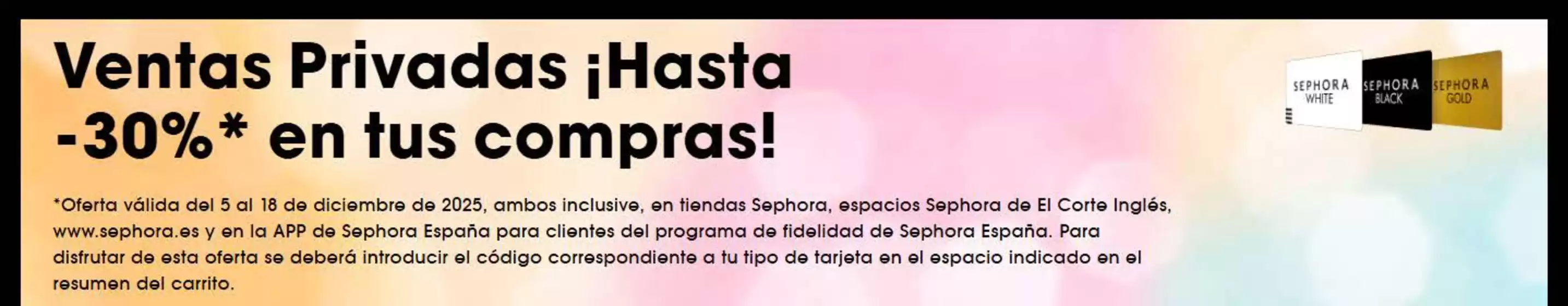 Catálogo Sephora en Alicante | Hasta -30% | 2025-12-09T00:00:00.000Z - 2025-12-18T00:00:00.000Z