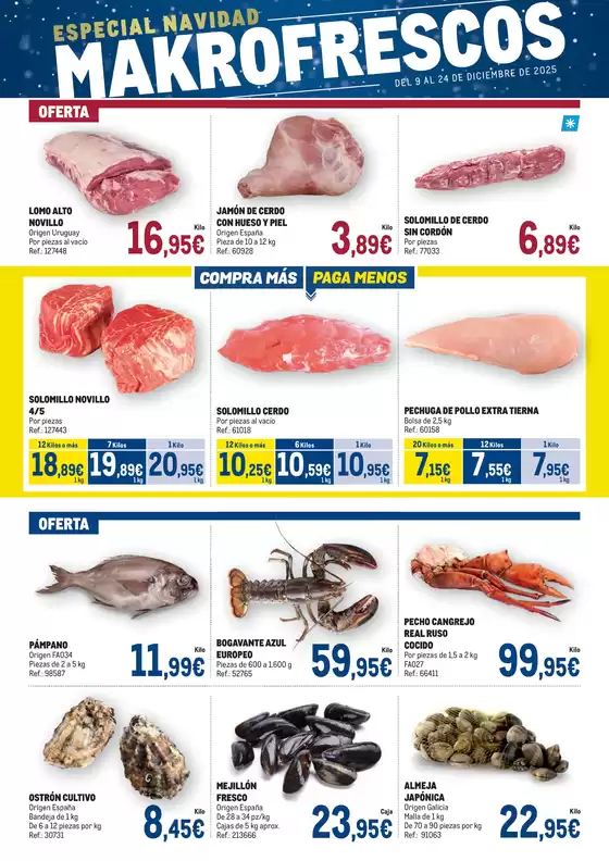 Catálogo Makro en Valmojado | Makro Fresco Canarias | 2025-12-10T00:00:00.000Z - 2025-12-24T00:00:00.000Z