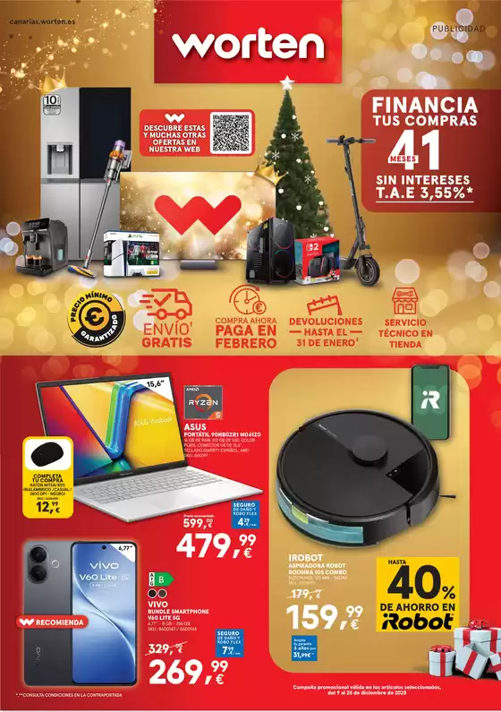 Catálogo Worten en Carolina | Del 9 al 25 de diciembre de 2025 | 2025-12-09T00:00:00.000Z - 2025-12-25T00:00:00.000Z