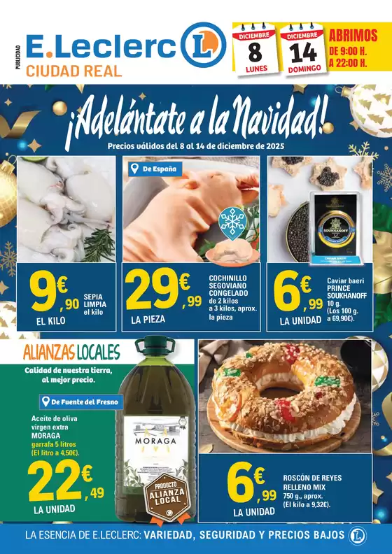 Catálogo E.Leclerc en Valmojado | Precios válidos del 8 al 14 de diciembre de 2025 | 2025-12-08T00:00:00.000Z - 2025-12-14T00:00:00.000Z