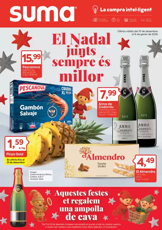 Catálogo Suma Supermercados en Aldea del Fresno | El Nadal junts sempre és millor | 2025-12-10T00:00:00.000Z - 2026-01-06T00:00:00.000Z