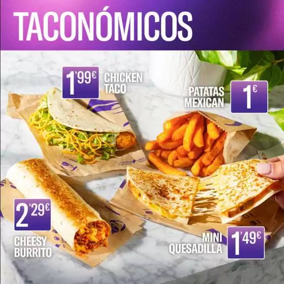 Catálogo Taco Bell en Alcorcón | Ofertas | 2025-12-10T00:00:00.000Z - 2025-12-23T00:00:00.000Z