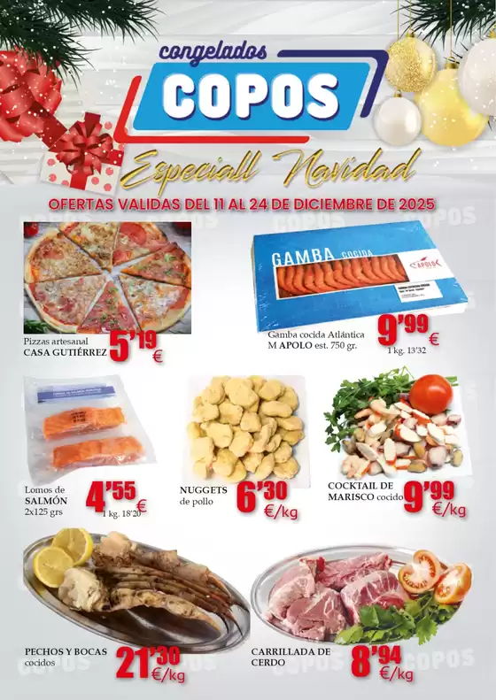 Catálogo Congelados Copos en Vera | Ofertas Validas Del 11 Al 24 De Diciembre De 2025 | 2025-12-11T00:00:00.000Z - 2025-12-24T00:00:00.000Z