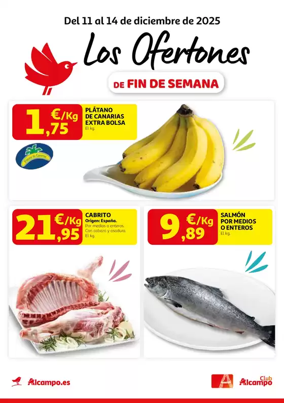 Catálogo Alcampo en Ávila | Los Ofertones De Fin De Semana | 2025-12-11T00:00:00.000Z - 2025-12-14T00:00:00.000Z