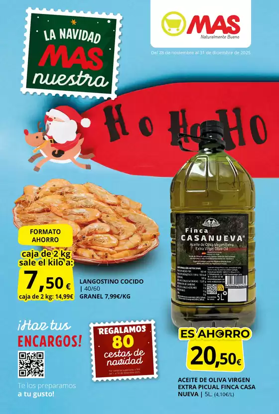 Catálogo Supermercados MAS en Ávila | Tu Navidad Empieza En Nuestras Tiendas | 2025-11-28T00:00:00.000Z - 2025-12-31T00:00:00.000Z